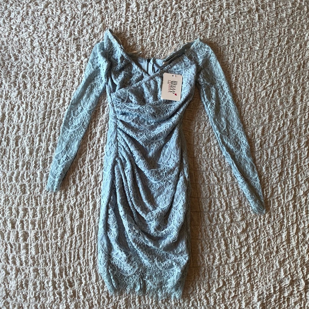 NWT Hello Molly long sleeve lace dress